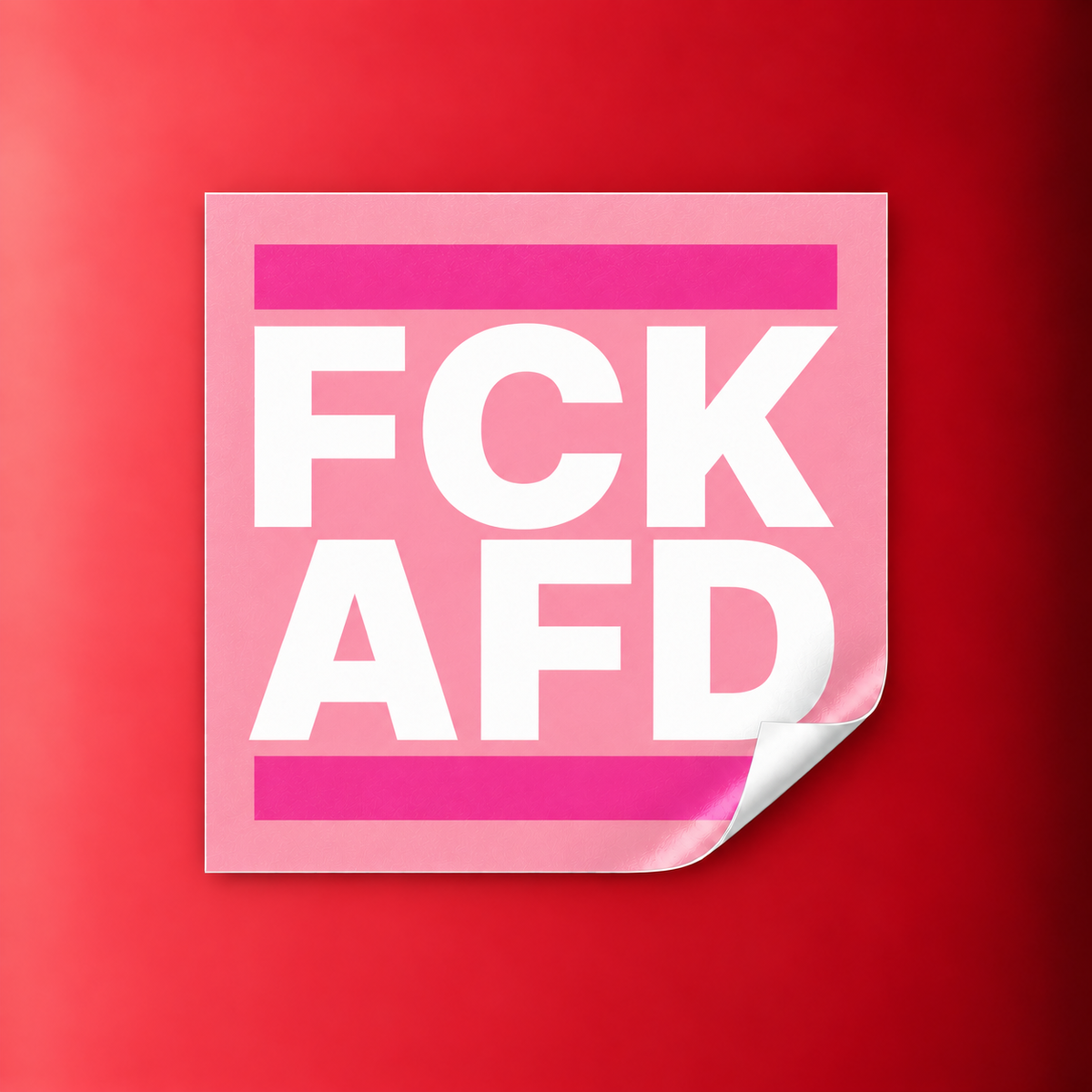 FCK AFD - Pink Edition Sticker | 50er Pack