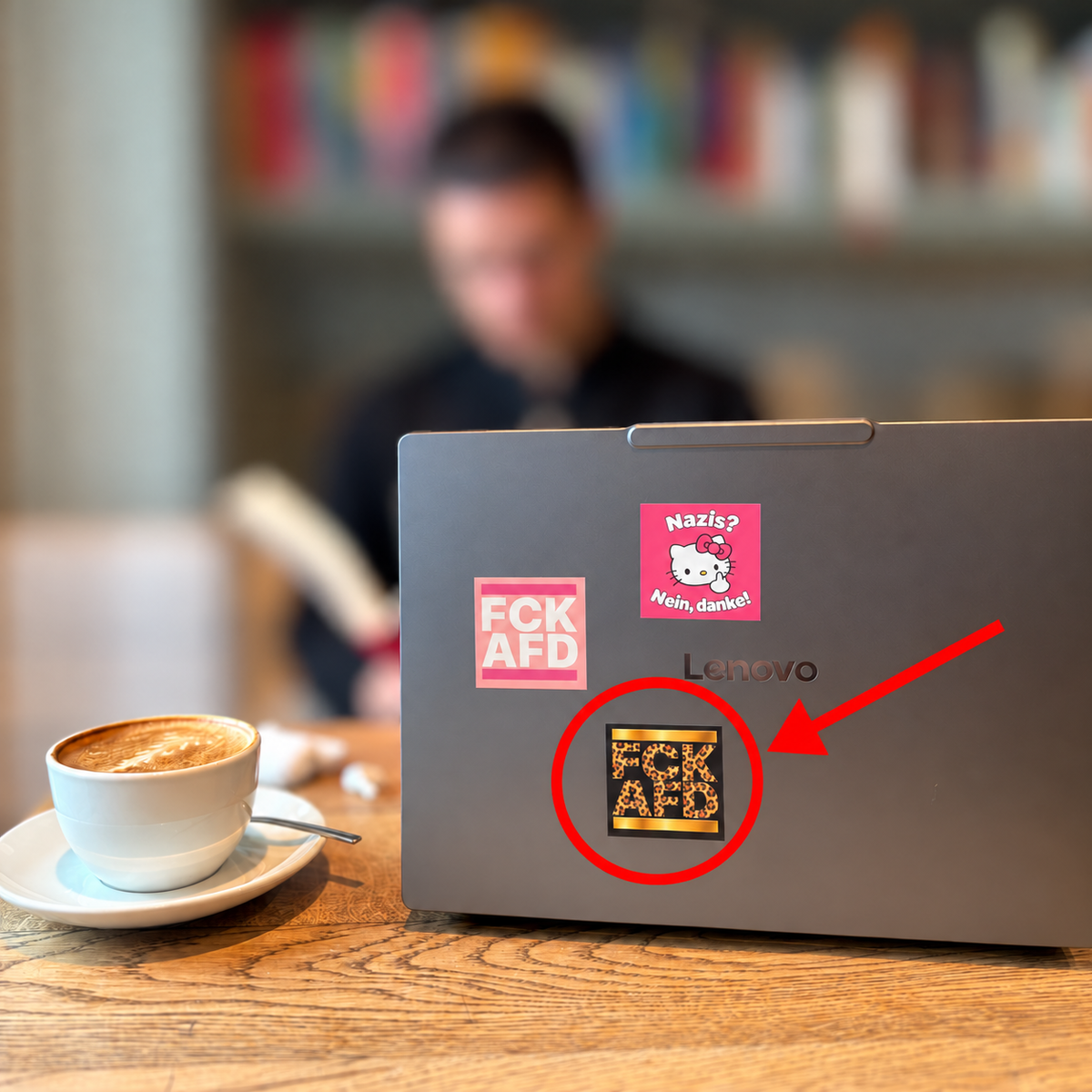 FCK AFD - Leopard Edition Sticker | 50er Pack