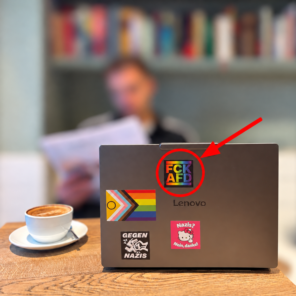 FCK AFD - Rainbow Edition Sticker | 50er Pack