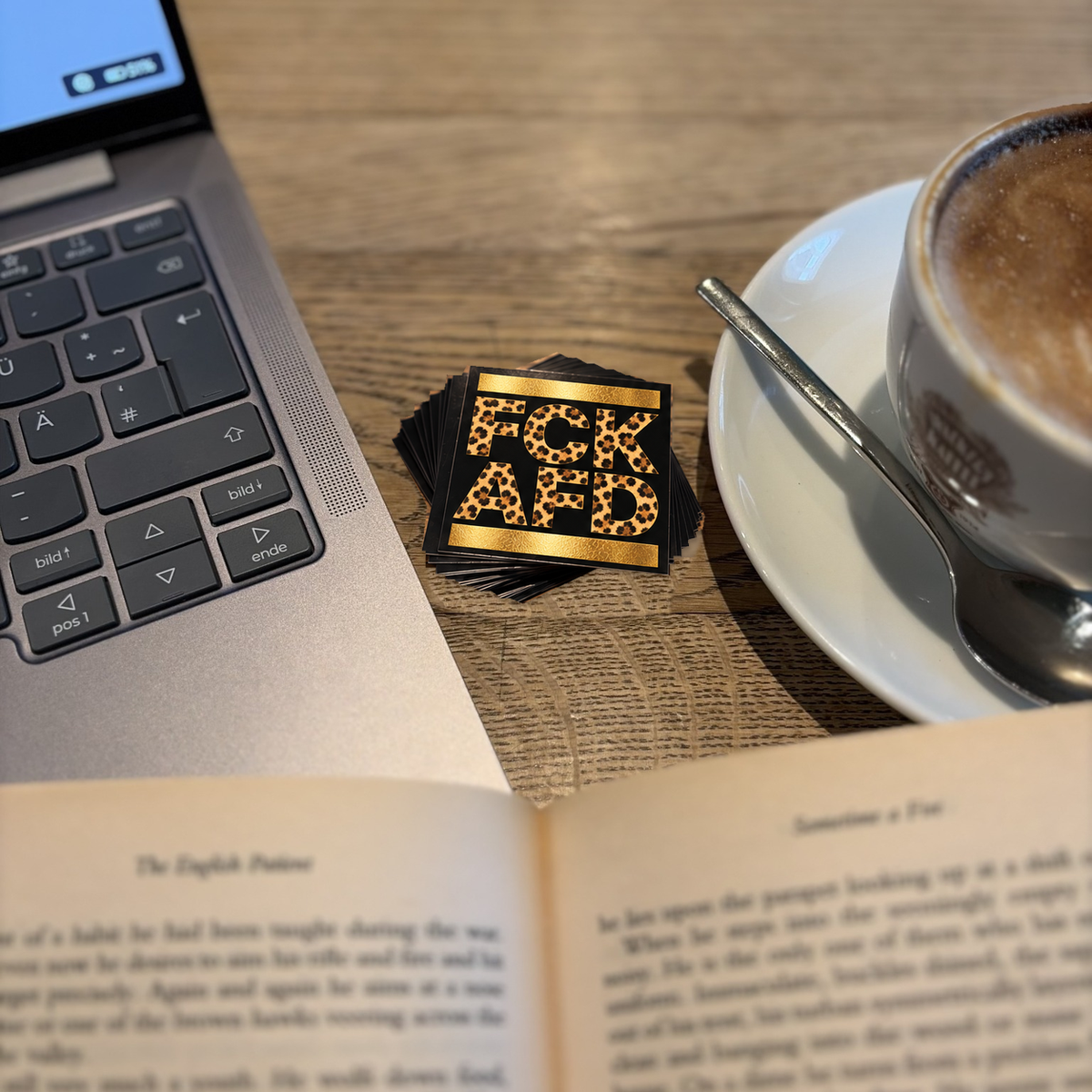 FCK AFD - Leopard Edition Sticker | 50er Pack