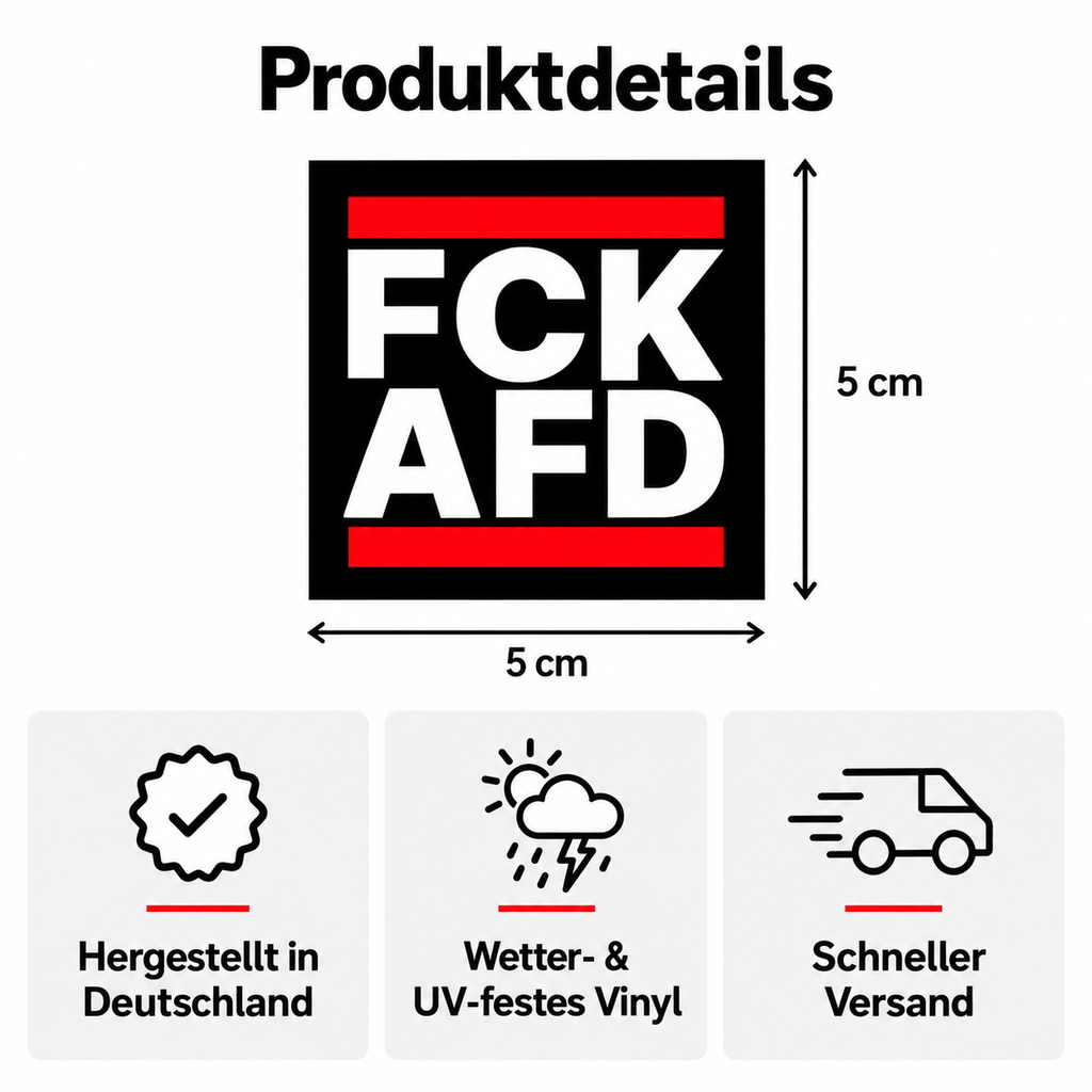 FCK AFD Sticker | 50er Pack