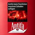Antifa Zigarettenschachtel Sticker | 50er Pack