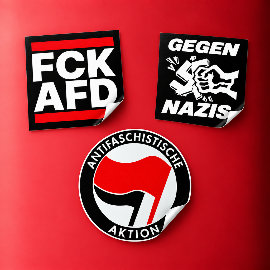 Gegen Rechts Sticker Bundle | 3x50er Pack
