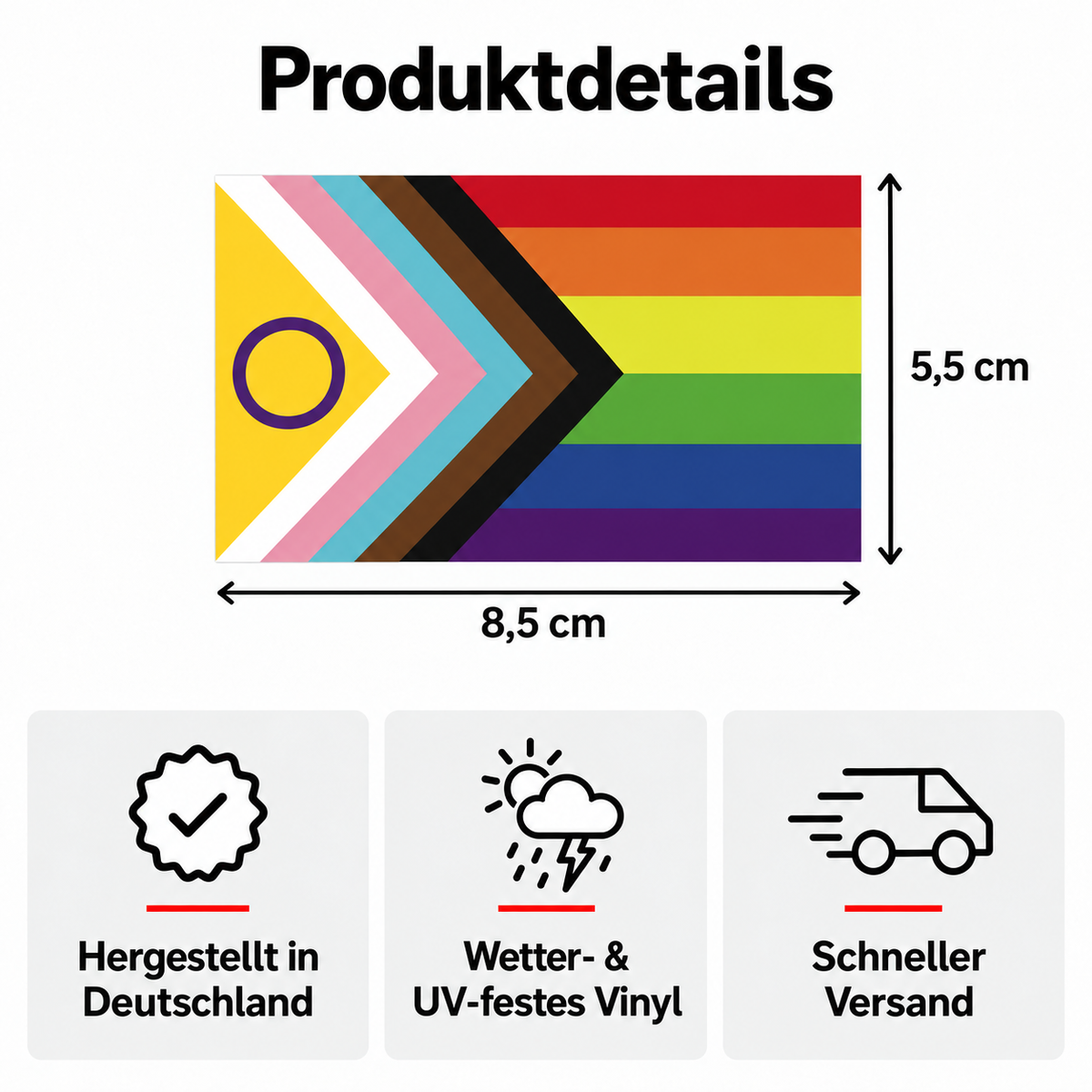 Solidarity Starter Sticker Bundle | 5x50er Pack